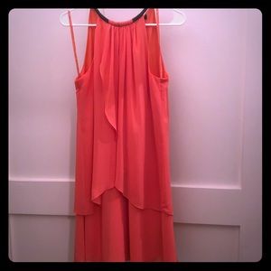 EUC SL Fashions Formal/Cocktail Dress Coral Pink